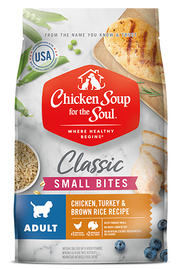 Chicken Soup Adult Chicken, Turkey and Brown Rice Small Bites Dog Food 