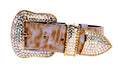 Load image into Gallery viewer, Light Purple Velvety Hair On Hide Italian Leather Swarovski Crystal Collar
