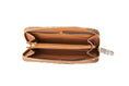 Load image into Gallery viewer, Neutral Brown & Gold Zipper Wallet
