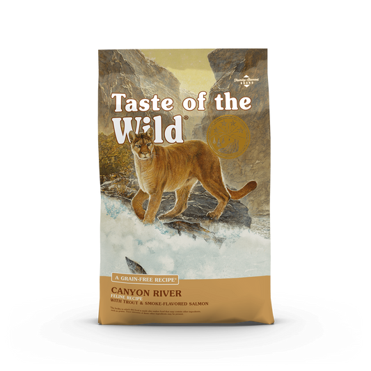 Taste of the Wild Adult Canyon River Trout and Salmon Feline Food (5lb) 
