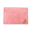 Load image into Gallery viewer, Soft Pink Snake AP Luxury Pet Fashion Double Sided Card Wallet.
