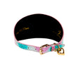 Load image into Gallery viewer, Turquoise, Fuchsia, Off White Snake 4” Wide Collar
