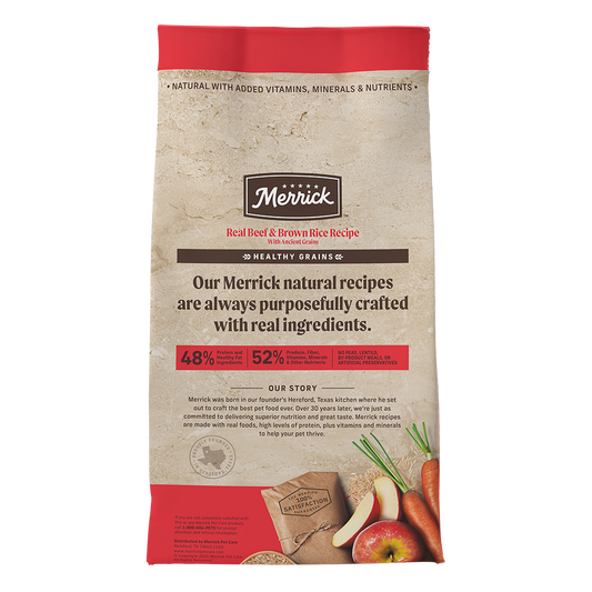 Merrick Classic Healthy Grains Beef and Brown Rice Dry Dog Food 