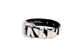 Load image into Gallery viewer, Zebra Print Hair On Hide Italian Leather With Swarovski Crystal Hardware
