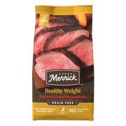 Merrick Grain Free Healthy Weight Adult Beef and Sweet Potato Dog Dry Food (22lb) 