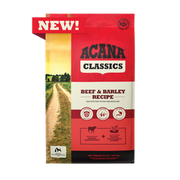 Acana Adult Classics Beef and Barely Dog Food 