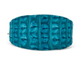 Load image into Gallery viewer, Turquoise Croc 3 Wide Style Collar
