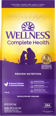 Wellness Complete Health Adult Chicken and Oatmeal Dog Food 