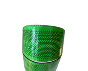 Luxury Pet Fashion Neon Green Snake 4 Oval Collar