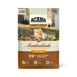 Acana All Life Stages Grain Free Meadowland Cat Food (4lb) 