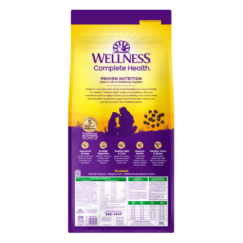Wellness Complete Health Adult Lamb and Barely Dog Food 