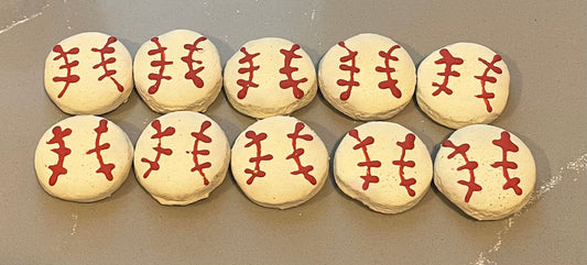 Mini Baseball Treats - Set of 10