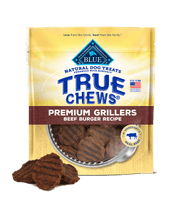 Blue Buffalo True Chews Grillers Beef Burger Dog Treats (10oz) 