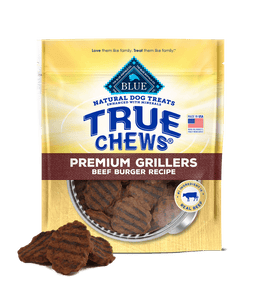 Blue Buffalo True Chews Grillers Beef Burger Dog Treats (10oz) 