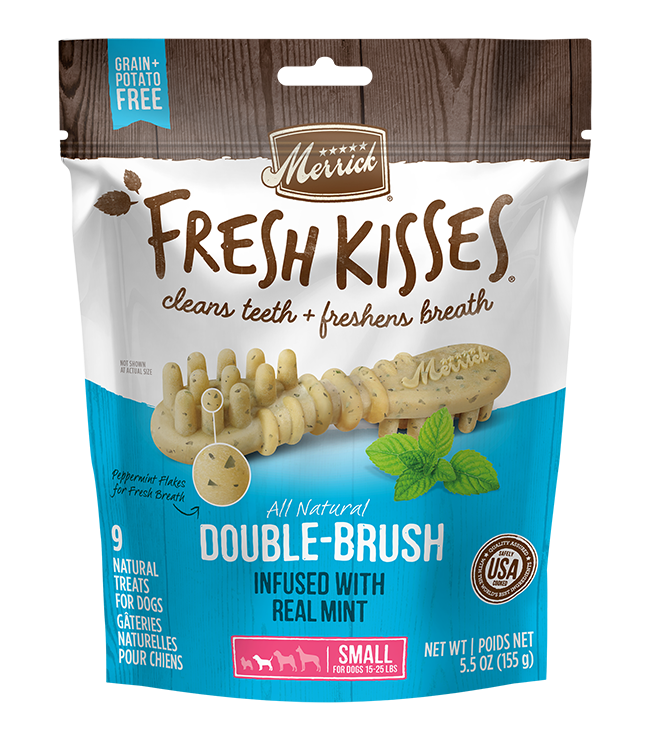 Merrick Fresh Kisses Mint Dental Treats For Medium Dogs (10oz) (10Ct) 