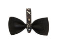 Load image into Gallery viewer, Abstract Butterfly Italian Leather Bowtie
