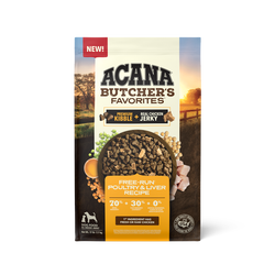 Acana Adult Grain Free Butcher's Favorites Poultry and Liver Dog Food 