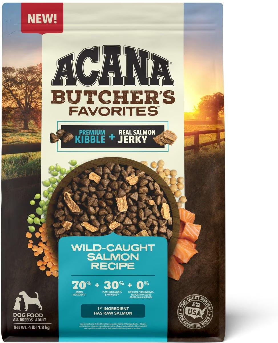 Acana Adult Grain Free Butcher's Favorites Salmon Dog Food 