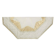 Kurt Adler 52-Inch Ivory Tree skirt with Quilted Border