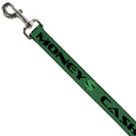 Dog Leash - CASH MONEY $ Green/Black