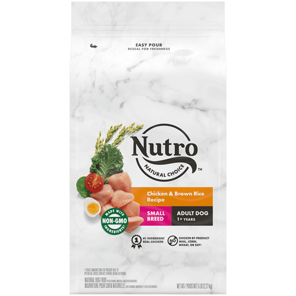 Nutro Natural Choice Small Breed Chicken & Brown Rice Dry Dog Food (5lb) 