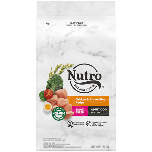 Nutro Natural Choice Small Breed Chicken & Brown Rice Dry Dog Food (5lb) 