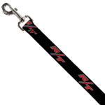 Dog Leash - Dodge Challenger R/T Emblem Repeat Black/Blue/White/Red