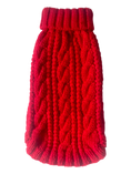 Load image into Gallery viewer, Irish Isle Handknit, Mockneck, Red 
