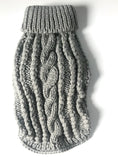 Load image into Gallery viewer, Irish Isle Handknit, Mockneck, Silver 
