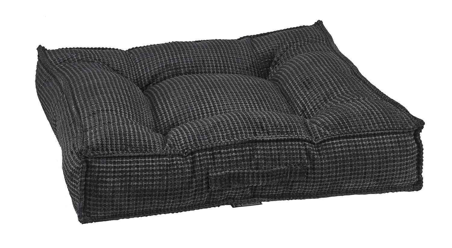 Bowsers Piazza Iron Mountain Round Bolster Dog Bed - 360-Degree Head and Neck Support
