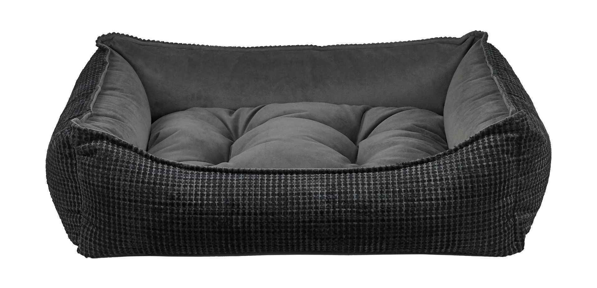Bowsers Scoop Iron Mountain Bolster Dog Bed - Easy-Entry Bolster Support
