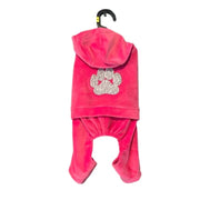 Isaac Mizrahi Doggie Velour Tracksuit