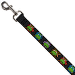 Dog Leash - Classic Teenage Mutant Ninja Turtles Expessions/Battle Gear Gray/Multi Color
