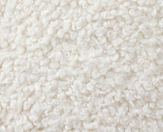 Bowsers Ivory Sheepskin Tufted Dog Crate Cushion - Washable Pet Bed