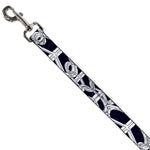 Dog Leash - Peace Sketch Black/White