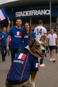 Load image into Gallery viewer, Parisian Pet 'Team France' Jersey - France National Team Pet Apparel, Dog Sports Jersey for Soccer Fans, World Cup Dog Shirt for Dogs & Cats, Blue
