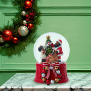 Kurt Adler 100MM Musical African American Santa Water Globe