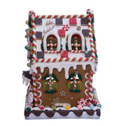 Kurt Adler 8 5/8-Inch Claydough and Metal Candy House with C7 UL Lighted Decorations