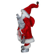 Kurt Adler 18-Inch Red and Silver Santa