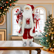 Kurt Adler 18-Inch Red and Silver Santa
