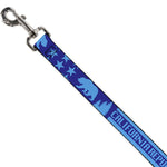 Dog Leash - CALIFORNIA REPUBLIC/Bear/Stars Silhouette Blues