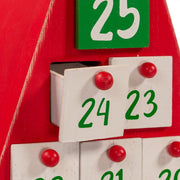 Kurt Adler 19.7-Inch Triangular Santa Head Advent Calender