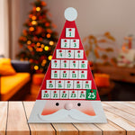 Kurt Adler 19.7-Inch Triangular Santa Head Advent Calender