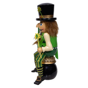 Kurt Adler 12-Inch Wooden -InchI-Footm A Wee Bit Irish-Inch Nutcracker on Pot O-Foot Gold