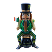 Kurt Adler 12-Inch Wooden -InchI-Footm A Wee Bit Irish-Inch Nutcracker on Pot O-Foot Gold