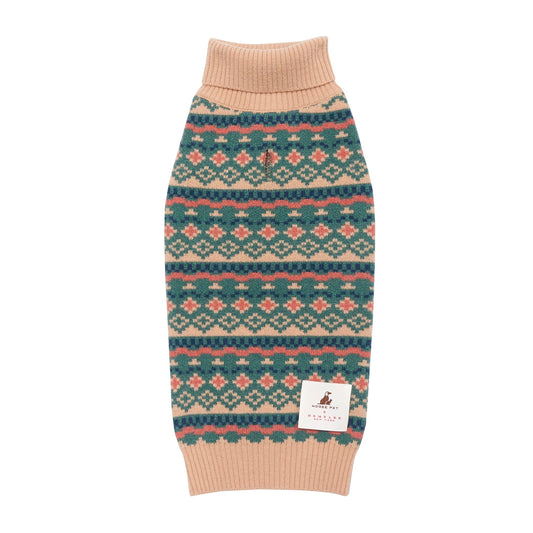 Nooee Pet Jacquard Wool Sweater