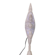 Kurt Adler 10-inch Cool White LED Glitter Snowflake Treetop