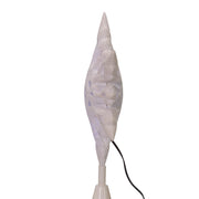 Kurt Adler 10-inch Cool White LED Glitter Snowflake Treetop