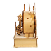 Kurt Adler 7-Inch  Battery-Operated Wooden Light Up Camping Scene