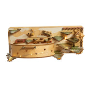 Kurt Adler 7-Inch  Battery-Operated Wooden Light Up Camping Scene